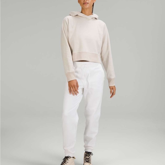 Lululemon Loungeful Cropped Hoodie *Spark - Beige Shimmer 6‎ - Picture 8 of 8